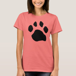 T-shirt Chemises d'empreinte de patte