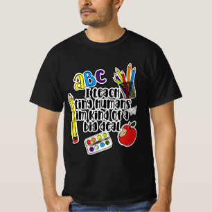 T-shirt Chemises d'enseignant inspirantes, Enseigner l'amo