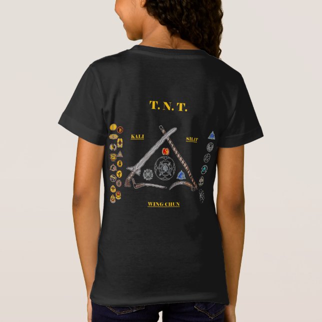 T-Shirt Chemises d'entraînement à la TNT pour les jeunes (Dos)