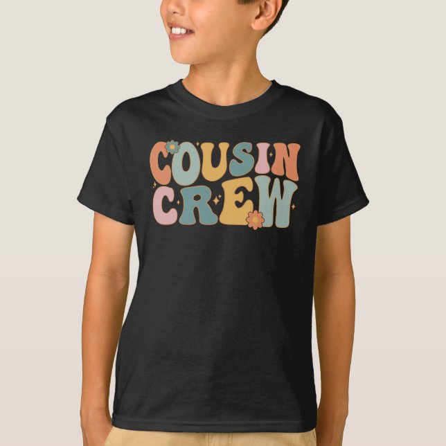 T-shirt Chemises d'équipage Cousin pour les enfants, cousi (Devant)