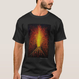 T-shirt Chemises d'éruption de volcan pour des adultes et