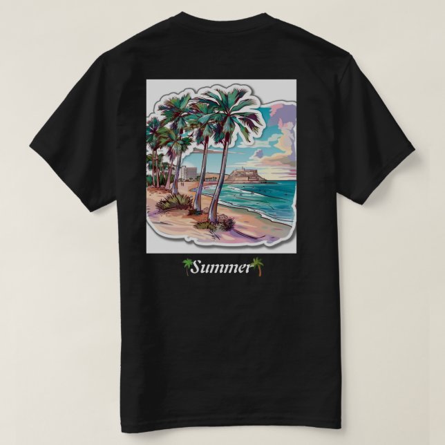 T-shirt Chemises d'été  (Design dos)
