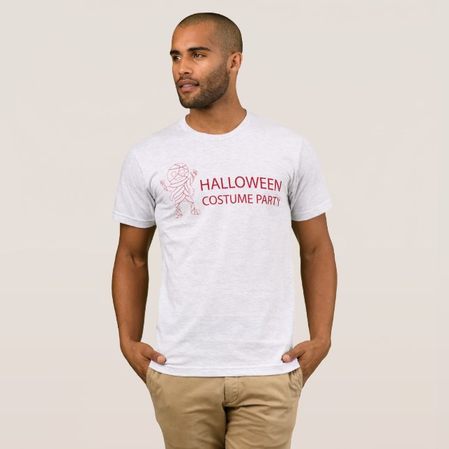 T-shirt Chemises d'Halloween (Devant entier)