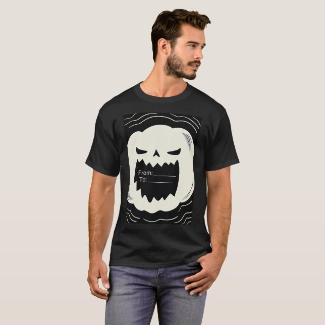T-shirt Chemises d'Halloween (Devant entier)