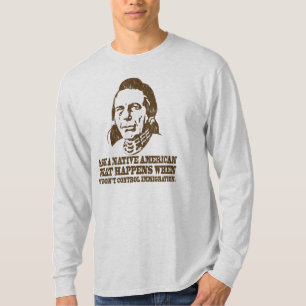 T-shirt Chemises d'immigration de Natif américain