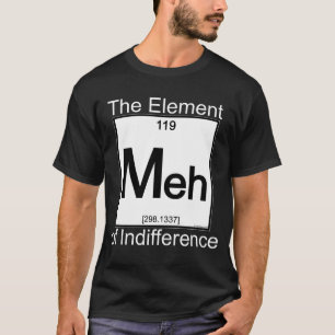 T-shirt Chemises d'obscurité de l'élément MEH