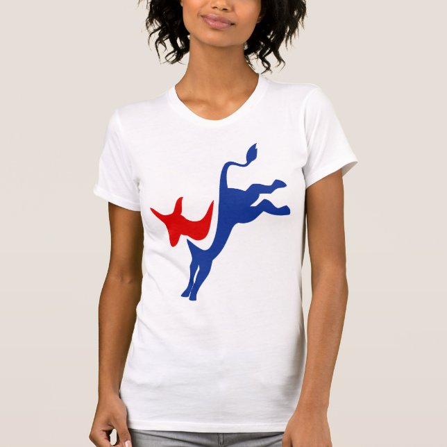 T-shirt Chemises Donkey démocrate (Devant)