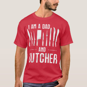 T-shirt chemises drôles de boucher Cadeau d'anniversaire d