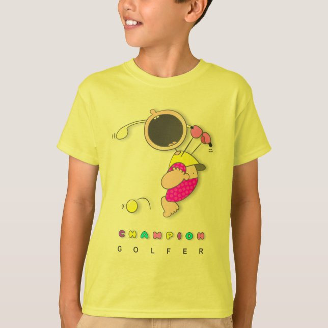 T-shirt Chemises drôles de golfeur (Devant)