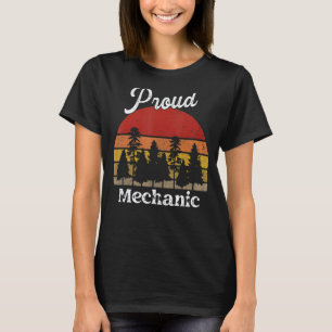 T-shirt Chemises drôles de mécanicien Titre de profession