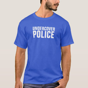 T-shirt Chemises drôles de police secrète