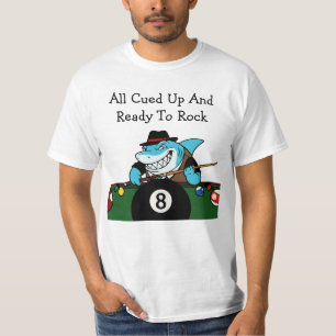 T-shirt Chemises drôles de salle de billard Billard