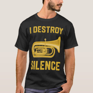 T-shirt Chemises drôles de tuba - cadeau de fanfare de