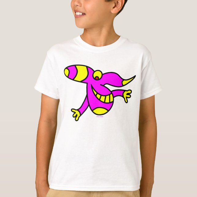 T-shirt chemises drôles pour enfants par jangocreation (Devant)
