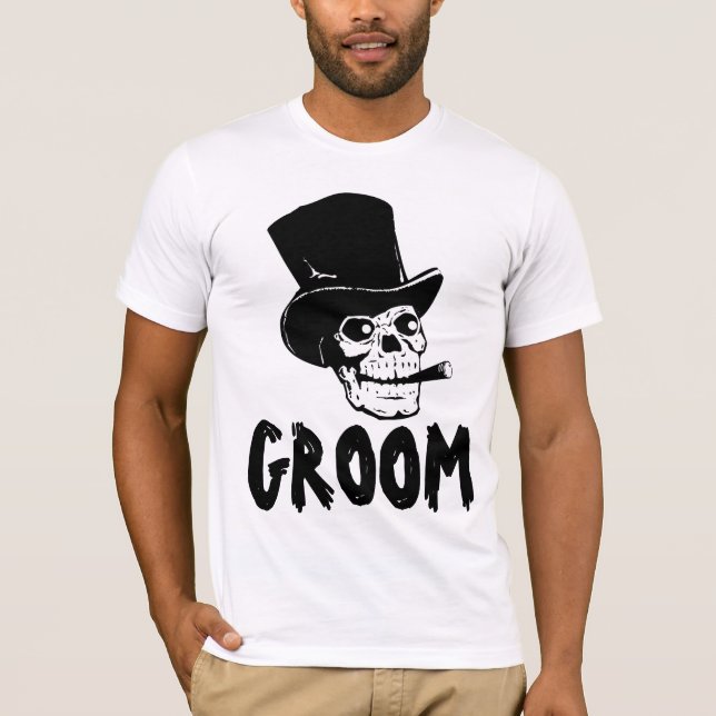 T-SHIRT CHEMISES DRÔLES POUR MARIÉ (Devant)