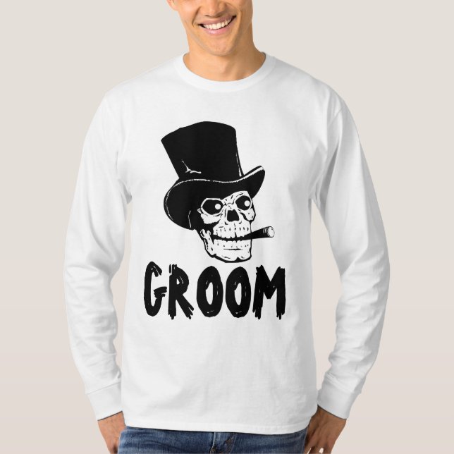 T-SHIRT CHEMISES DRÔLES POUR MARIÉ (Devant)