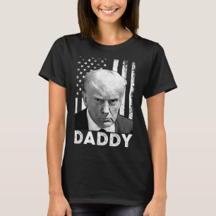 T-shirt Chemises drôles Trump Papa est à la maison pour ho