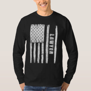 T-shirt Chemises du 4 juillet pour hommes avocat drapeau a