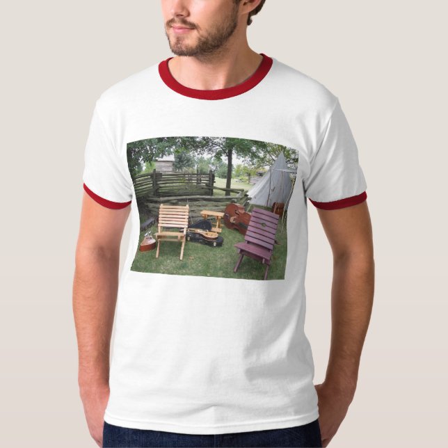 T-shirt Chemises du camp de musique (Devant)