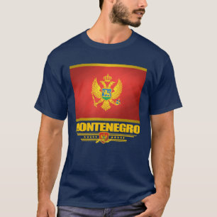 T-shirt Chemises du drapeau du Monténégro