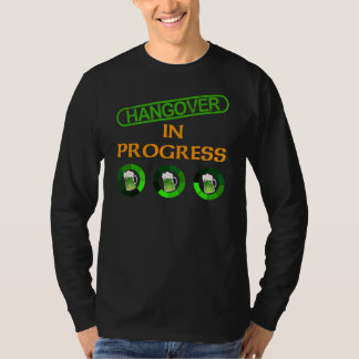 T-shirt Chemises du jour de St Patrick en cours de gueule