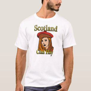 T-shirt Chemises Écosse Tartan Clan Hay