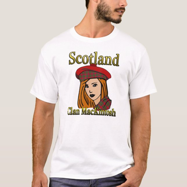 T-shirt Chemises Écosse Tartan Clan MacKintosh (Devant)