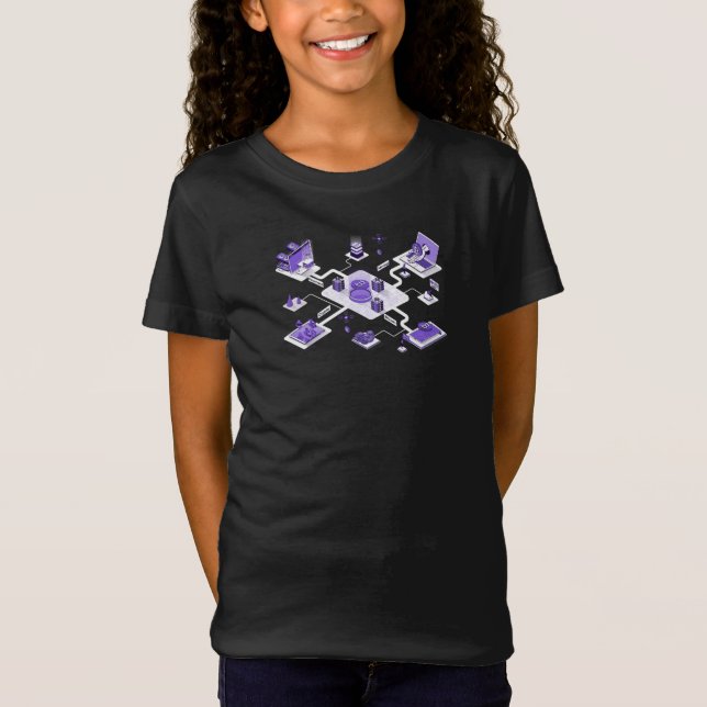T-Shirt chemises élégantes pour enfants (Devant)