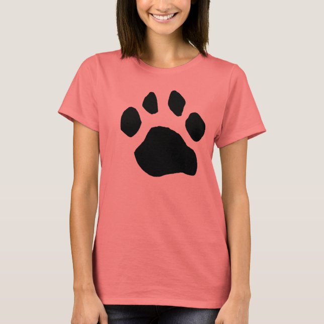 T-shirt Chemises Empreintes de pattes (Devant)