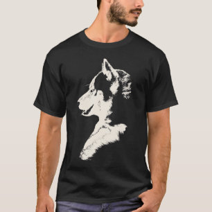 T-shirt Chemises enrouées de chien de pièce en t d'art de