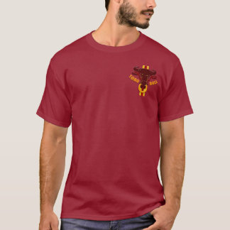 T-shirt Chemises et cadeaux de taureaux d'illustration de