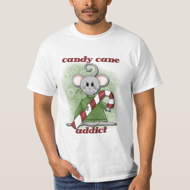 T-shirt Chemises et cadeaux pour toxicomanes sucres de can (Devant)