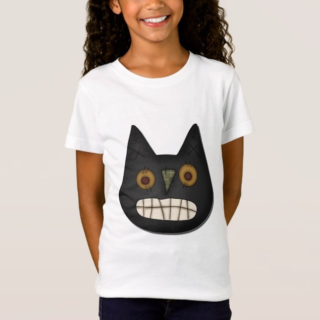 T-Shirt Chemises et cadeaux Prim Black Cat (Devant)