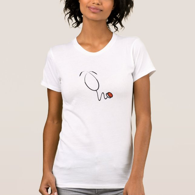 T-shirt Chemises et cadeaux Stethoscope (Devant)