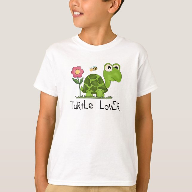 T-shirt Chemises et cadeaux Tortue Lover (Devant)