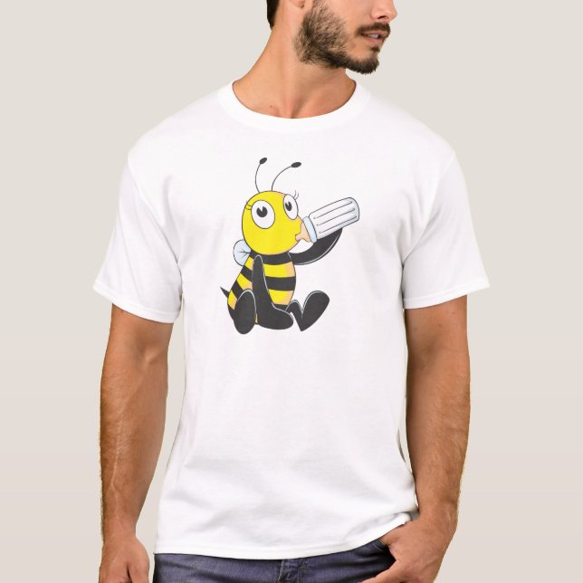T-shirt Chemises faites sur commande : Chemises heureuses (Devant)