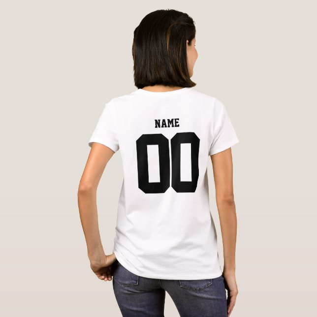 T-shirt Chemises familiales personnalisées, chemises Numér (Dos entier)