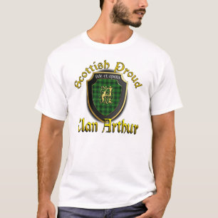 T-shirt Chemises fières écossaises d'Arthur de clan