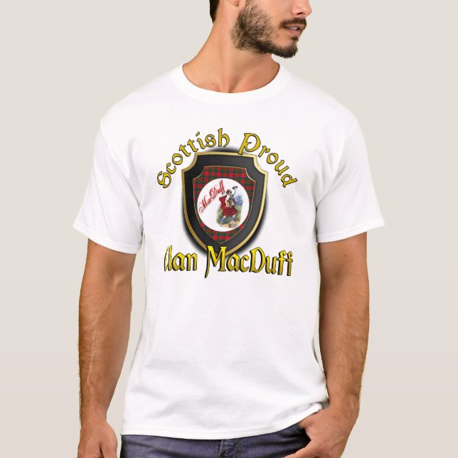 T-shirt Chemises fières écossaises de MacDuff de clan (Devant)