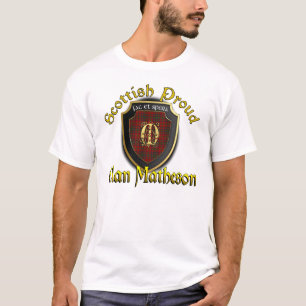 T-shirt Chemises fières écossaises de Matheson de clan