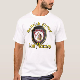 T-shirt Chemises fières écossaises de Menzies de clan