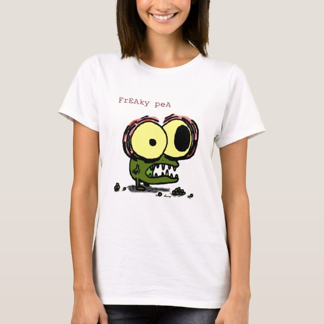 T-shirt Chemises Freaky Pea (Devant)