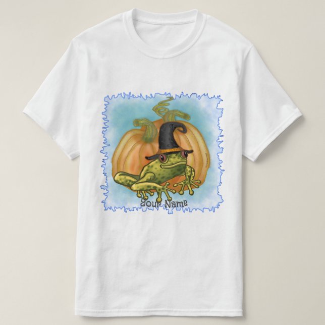 T-shirt Chemises Frog Witch (Design devant)