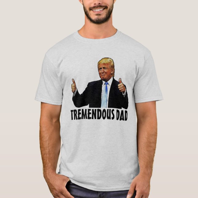 T-SHIRT CHEMISES FUN DRÔLE PÈRE DONALD TRUMP (Devant)
