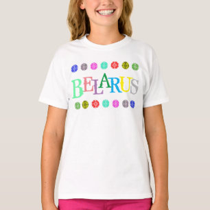 T-shirt Chemises Funky Lettres Biélorussie Беларусь