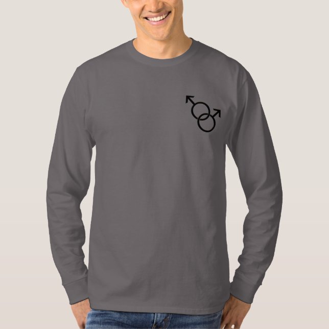 T-shirt Chemises gay pride Hommes - Chemises d'amour du mê (Devant)