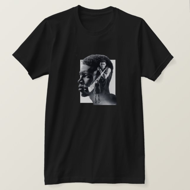 T-SHIRT CHEMISES GIANNIS NOIRES (Design devant)