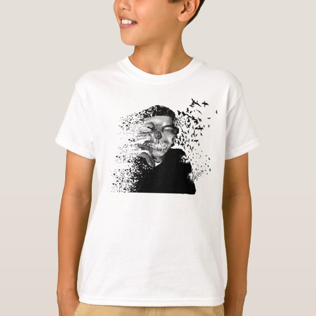T-shirt Chemises graphiques pour garçons (Devant)