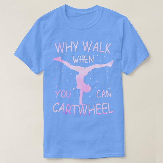 T-shirt Chemises gymnastiques pour les filles Pourquoi mar (Design devant)