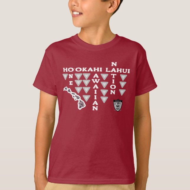 T-shirt Chemises Ho'okahi Lahui Keiki (Devant)